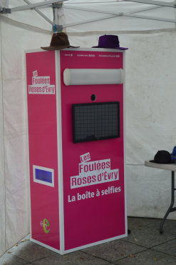 Borne photo personnalisé location