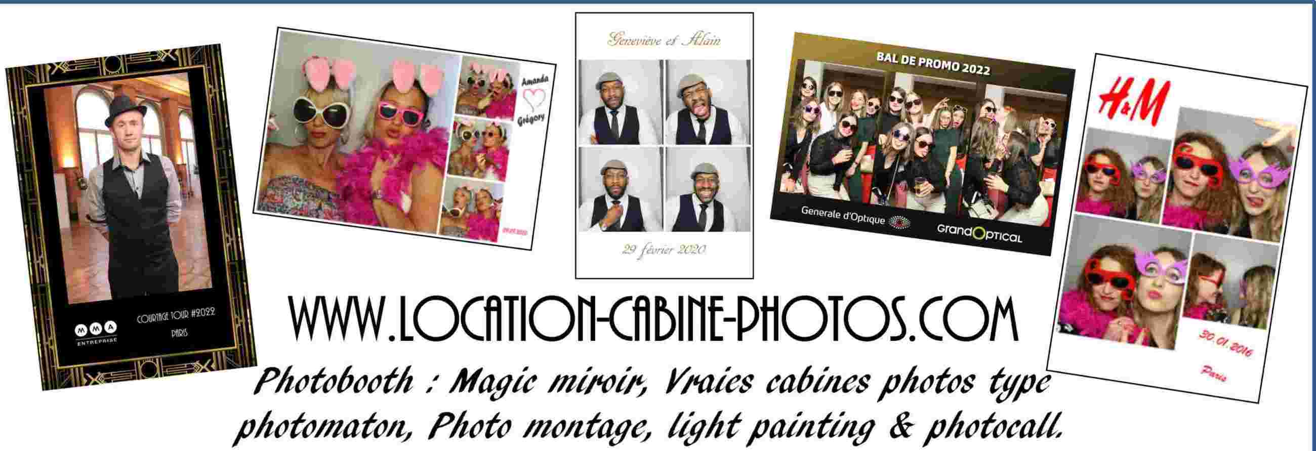 Location de photomaton Paris